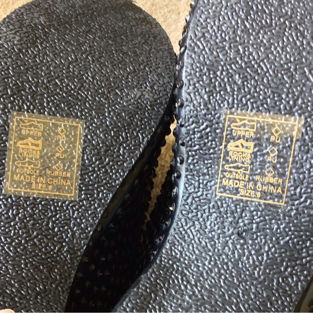 Black Studded Mules - Picture 9 of 9